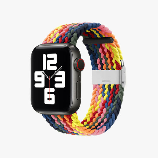 Candy Rainbow Texture Watch Strap Weaving Bands for Apple Watch iWatch