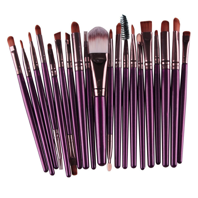 20pcs/Set Makeup Brushes Eyeshadow Eyeliner Kit Eyelash Brush