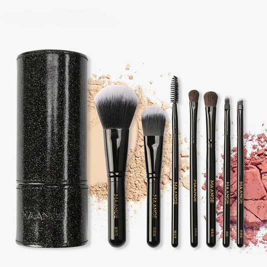 7pcs Makeup Brushes Set Diamond Brush Bucket Foundation Blush Beauty Tool