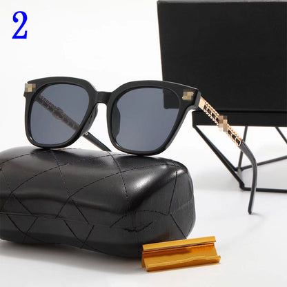 Insta Influencer Fashion Square Frame Plain Glasses Sunglasses Men Women Classic Travel Optical Glasses