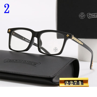 Fashion Square Frame Plain Glasses Sunglasses for men and women Classic Travel Optical Glasses