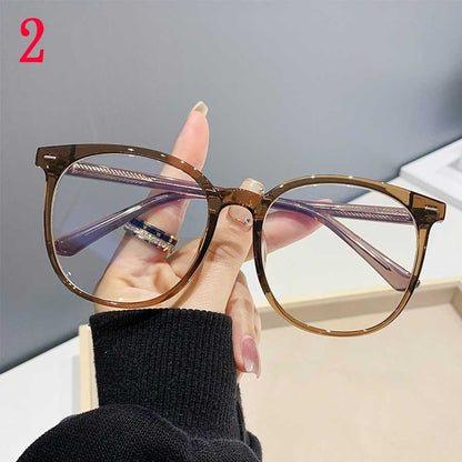 Insta Influencer Fashion Square Frame Plain Glasses Sunglasses Men Women Classic Travel Optical Glasses