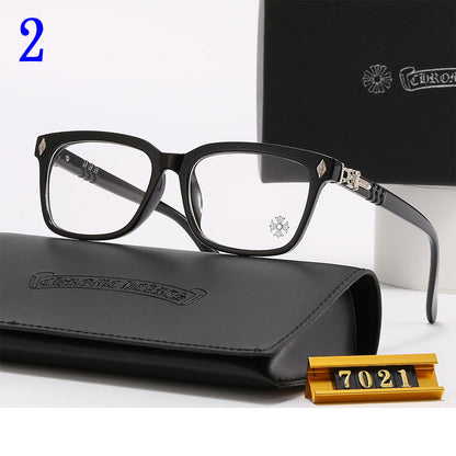 Fashion Square Frame Plain Glasses Sunglasses for men and women Classic Travel Optical Glasses