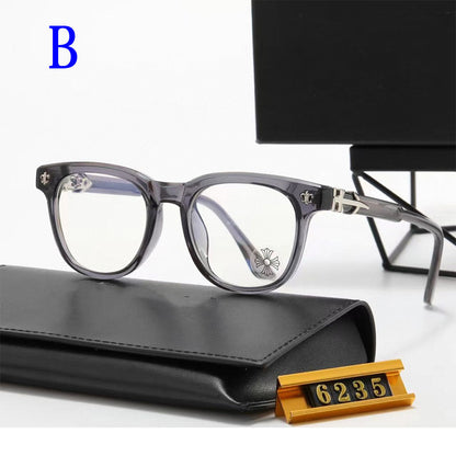 Fashion Square Frame Plain Glasses Sunglasses for men and women Classic Travel Optical Glasses