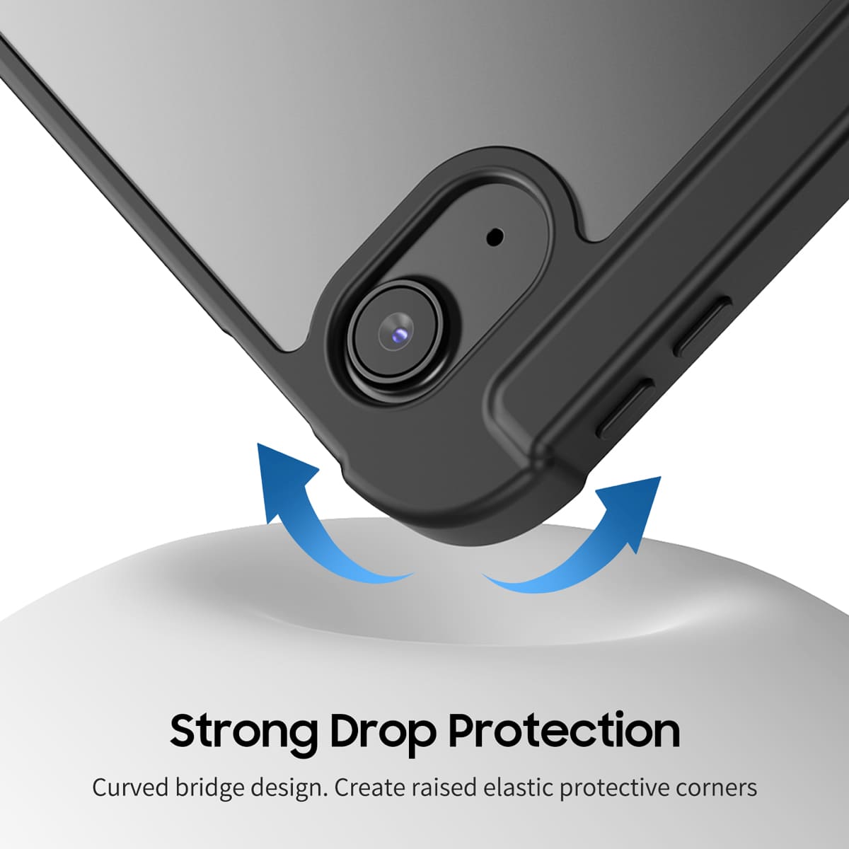 Gray Gold Sand - iPad Snap 360° Stand Impact Resistant Case