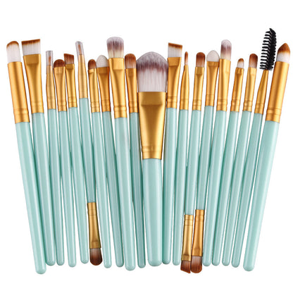 20pcs/Set Makeup Brushes Eyeshadow Eyeliner Kit Eyelash Brush