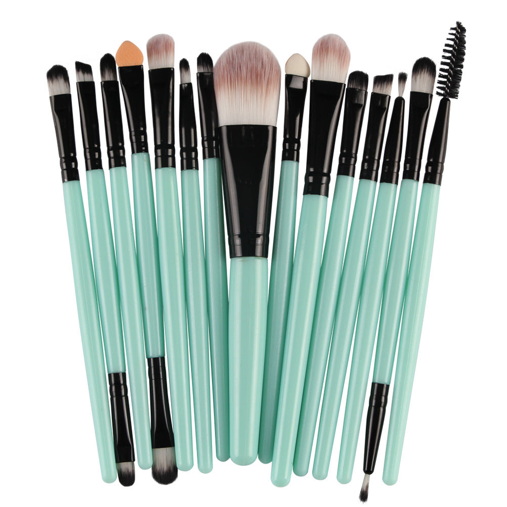 15pcs Makeup Brushes Eyebrow Eyeshadow Eyeliner Kit Eyelash Brush