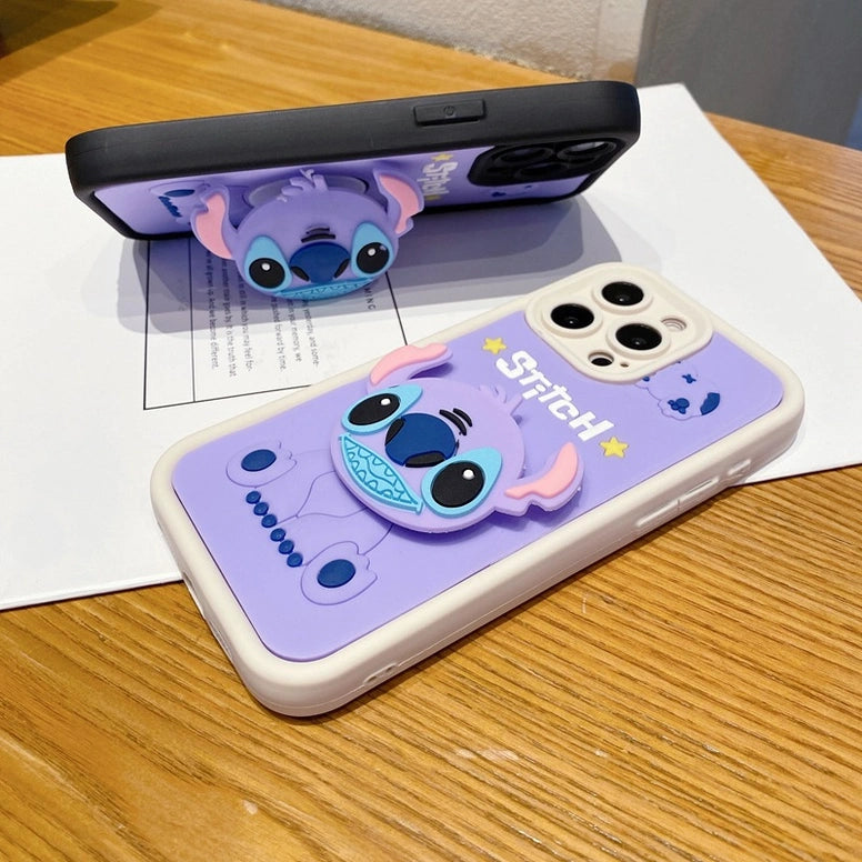 Popsockets 3D Cartoons Silicone Phone Case for VIVO V23 5G