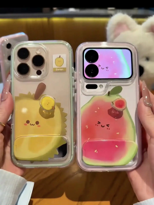 iphone cases with Durian and Guava design.