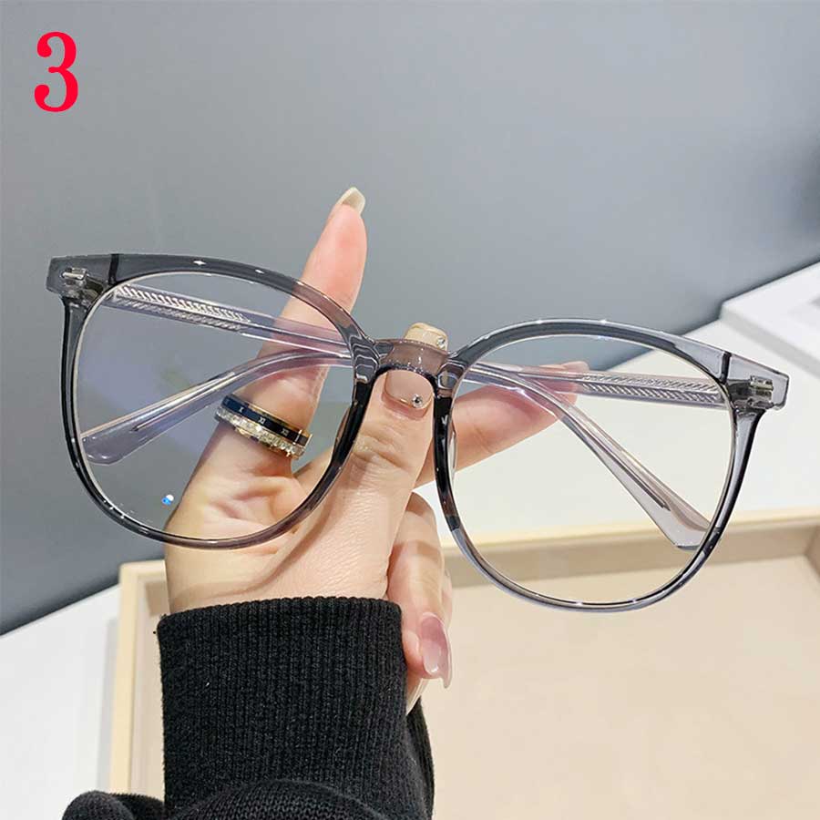 Insta Influencer Fashion Square Frame Plain Glasses Sunglasses Men Women Classic Travel Optical Glasses