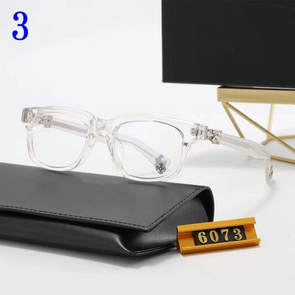 Fashion Square Frame Plain Glasses Sunglasses for men and women Classic Travel Optical Glasses