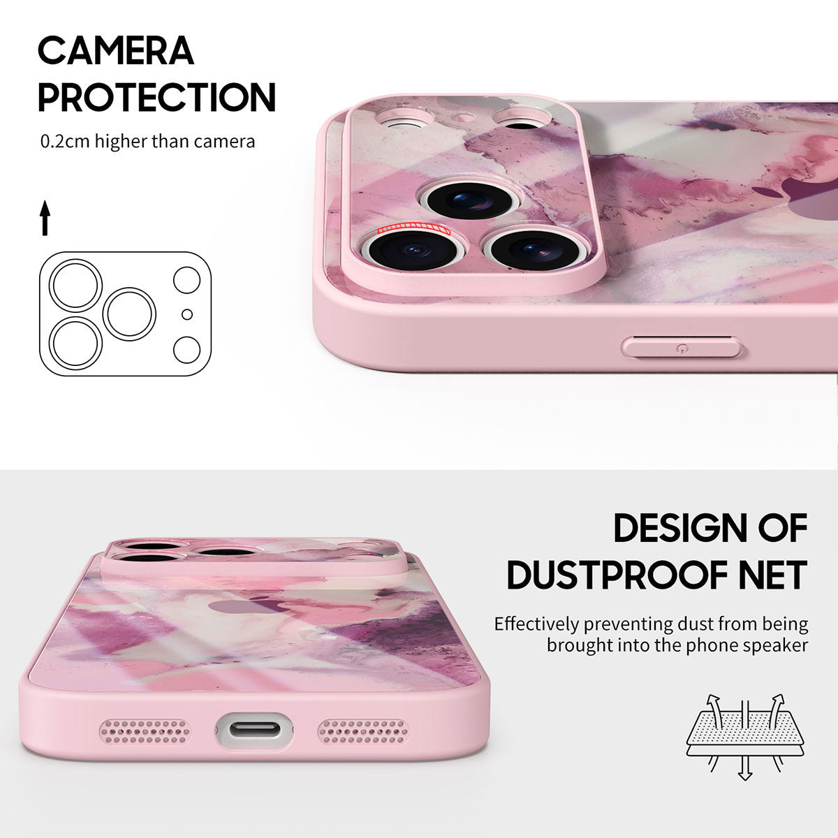 Gray Gold Sand - iPhone Case