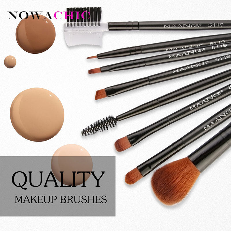 8pcs Makeup Brushes Set Powder Foundation Blush Blending Eyeshadow Lip Cosmetic Brush Beauty Tool