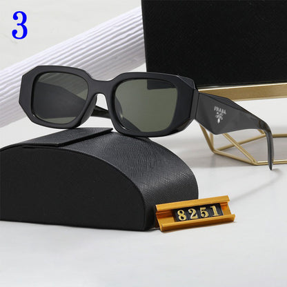 Insta Influencer Fashion Square Frame Plain Glasses Sunglasses Men Women Classic Travel Optical Glasses