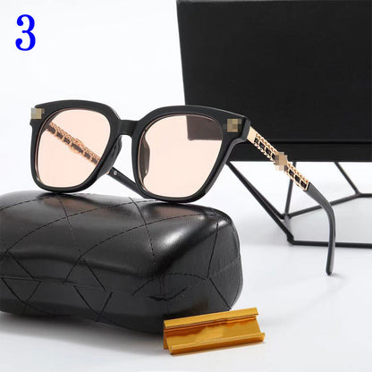 Insta Influencer Fashion Square Frame Plain Glasses Sunglasses Men Women Classic Travel Optical Glasses