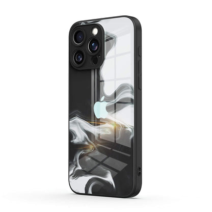Black White - iPhone Case