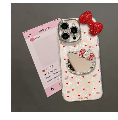 Kitty Cat Mirror Bracelet Phone Case
