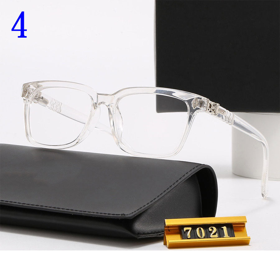 Fashion Square Frame Plain Glasses Sunglasses for men and women Classic Travel Optical Glasses