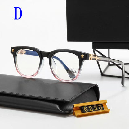 Fashion Square Frame Plain Glasses Sunglasses for men and women Classic Travel Optical Glasses