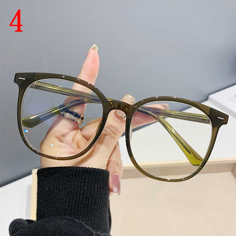 Insta Influencer Fashion Square Frame Plain Glasses Sunglasses Men Women Classic Travel Optical Glasses