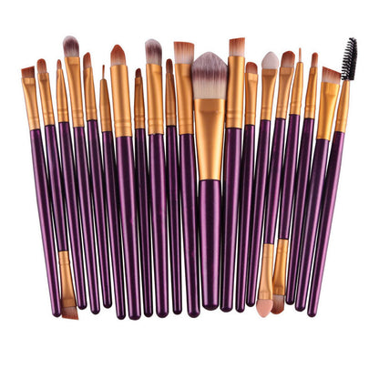 20pcs/Set Makeup Brushes Eyeshadow Eyeliner Kit Eyelash Brush