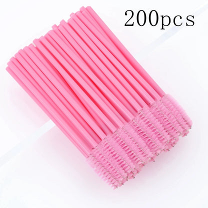 50/1000pcs Disposable Eyelash Brushes Eyelashes Extension Tools Eyebrow Brush Mascara Wands Applicator Spoolers Makeup Tools