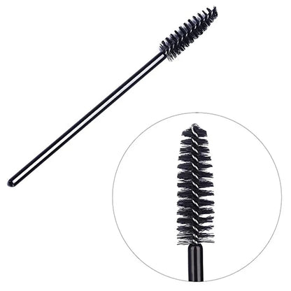 50/1000pcs Disposable Eyelash Brushes Eyelashes Extension Tools Eyebrow Brush Mascara Wands Applicator Spoolers Makeup Tools