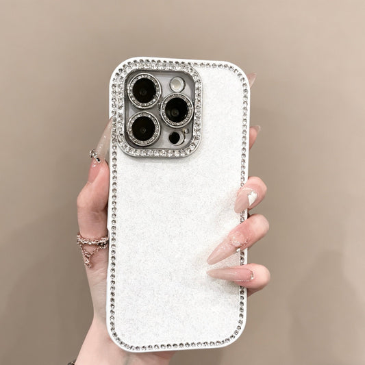 Fully covered double-sided diamond lens film mobile phone case