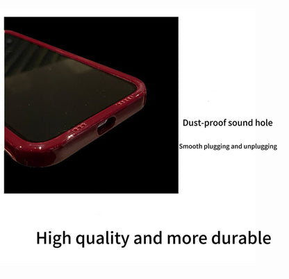 Full-screen Line Kitty flip phone case with mirror and stand