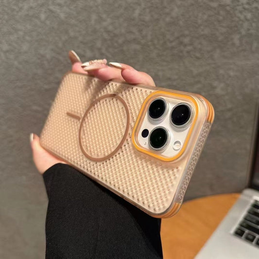 Hollow magnetic heat dissipation Apple phone case