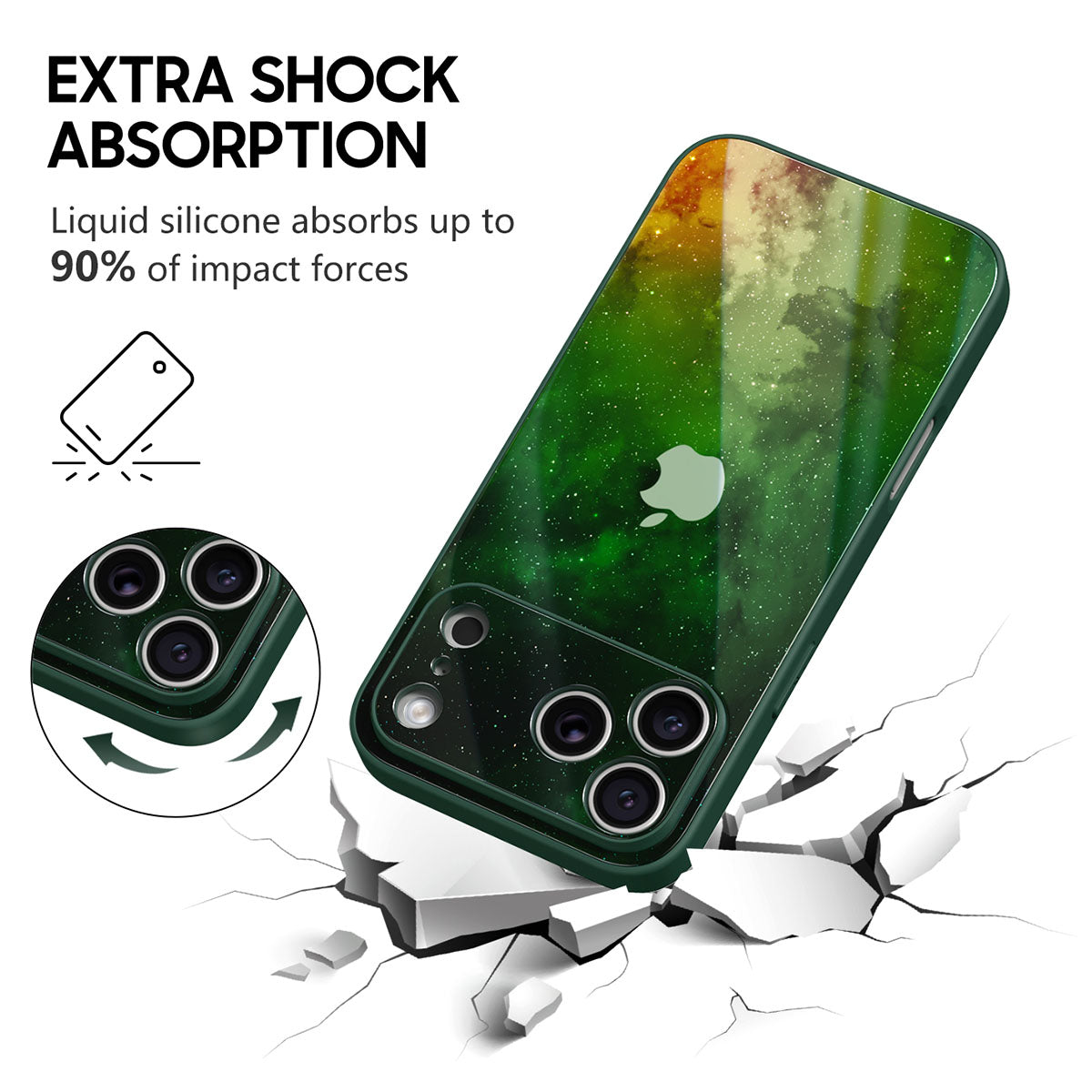 Aurora Green - iPhone Case