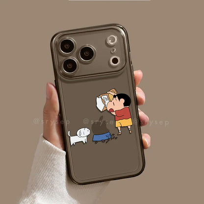 Cute Cartoon Clear Phone Case For iPhone