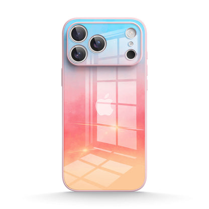 Coque pour iPhone à motif dégradé de nuages