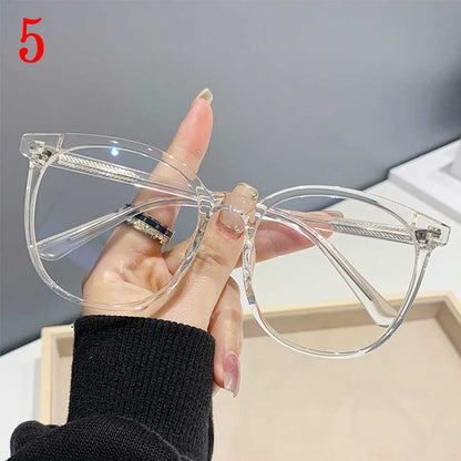 Insta Influencer Fashion Square Frame Plain Glasses Sunglasses Men Women Classic Travel Optical Glasses