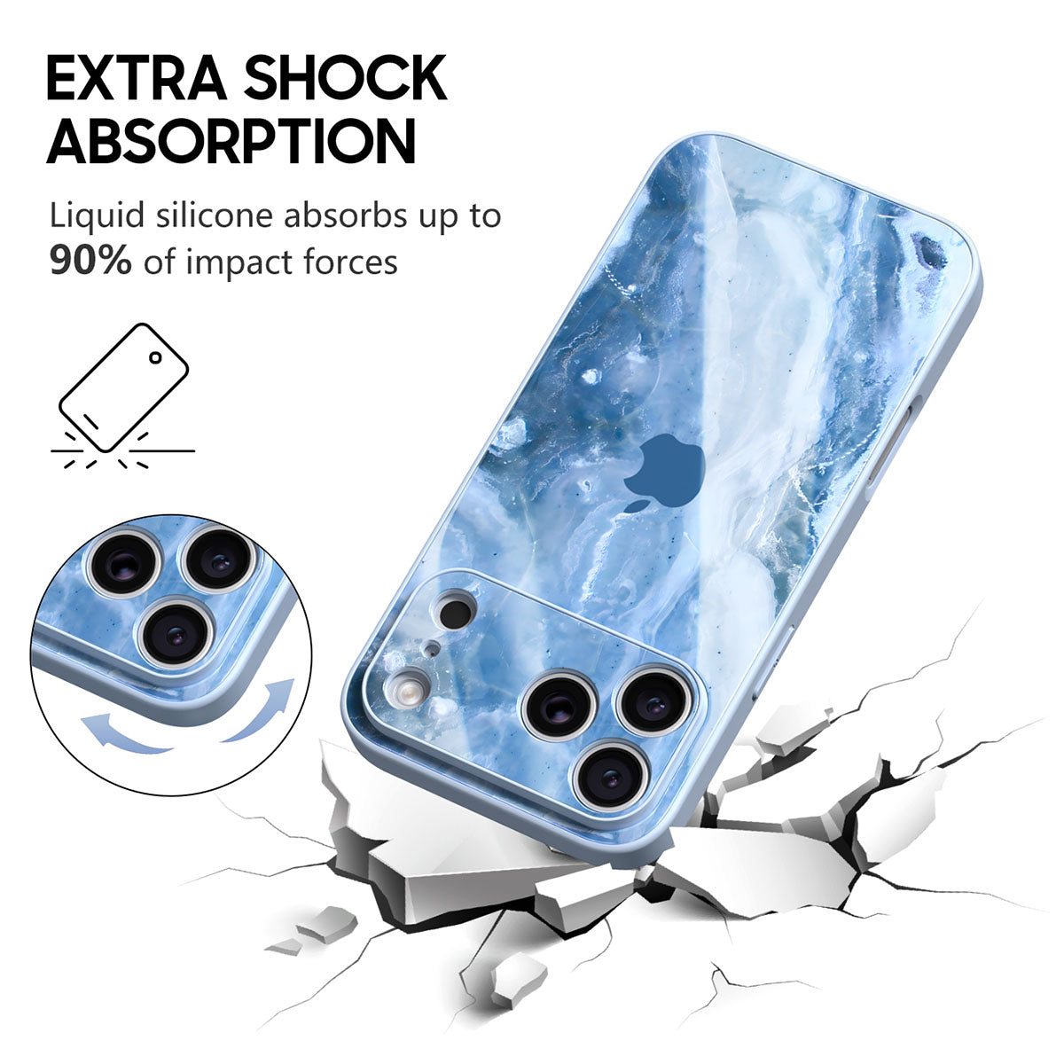 Gray Gold Sand - iPhone Case