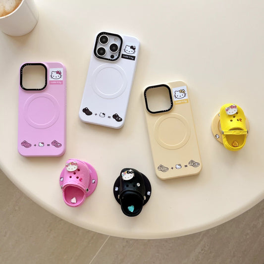Hello Kitty Crocs-style shoe-shaped phone case