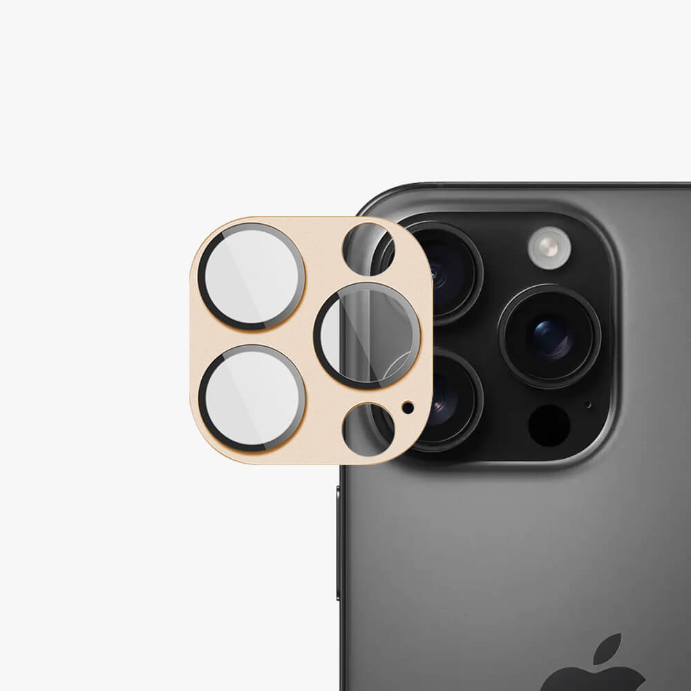 Or - Film protecteur pour appareil photo en alliage d'aluminium