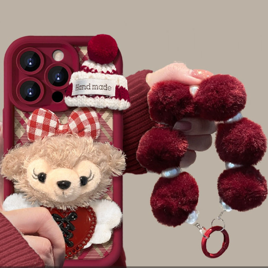 Burgundy ShellieMay Doll Phone Case