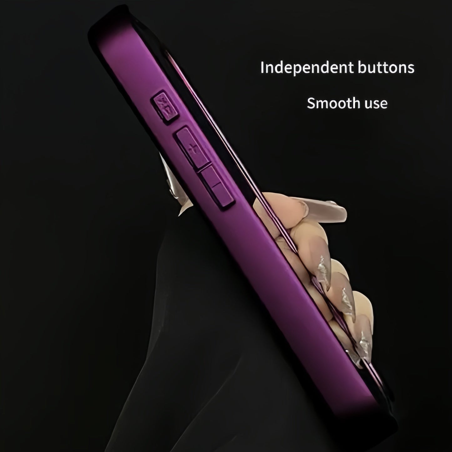 Rotating Kitty phone case with mirror and stand