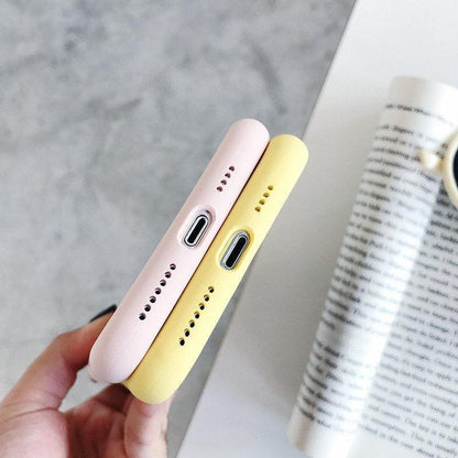 Candy Color Macaron Monochrome Silicone Soft Case For iPhone 17 Air 16 15 14 13 12 11 Pro Max X XR XS Max 7 8 Plus