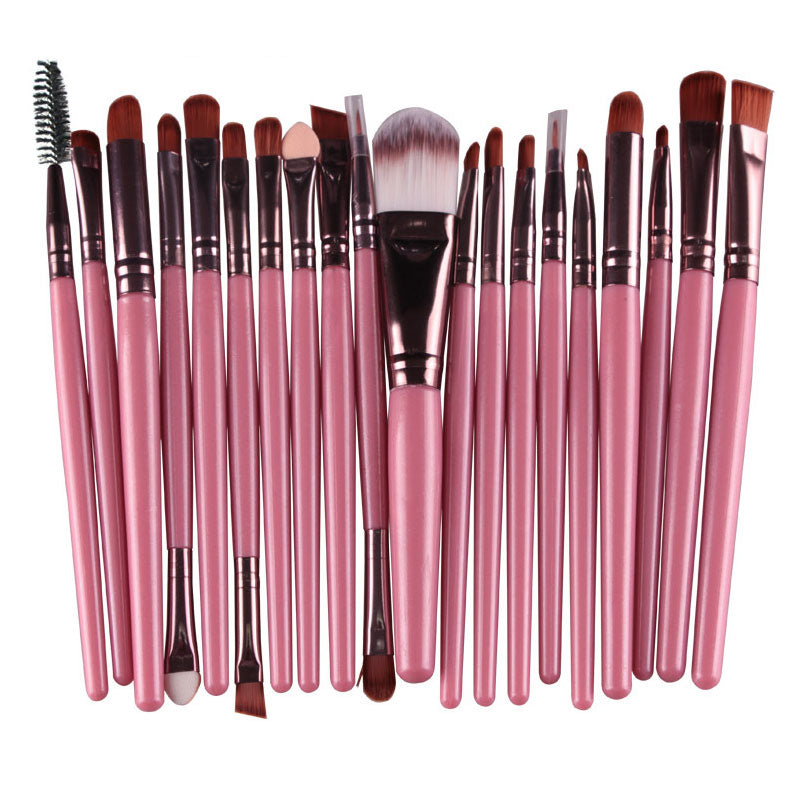 20pcs/Set Makeup Brushes Eyeshadow Eyeliner Kit Eyelash Brush