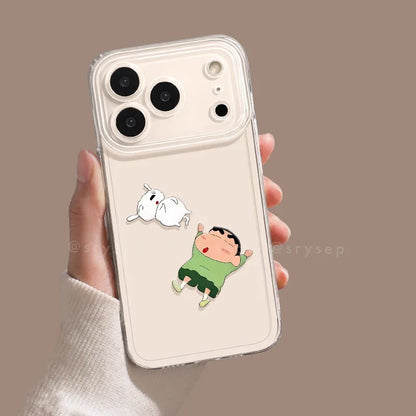 Cute Cartoon Clear Phone Case For iPhone
