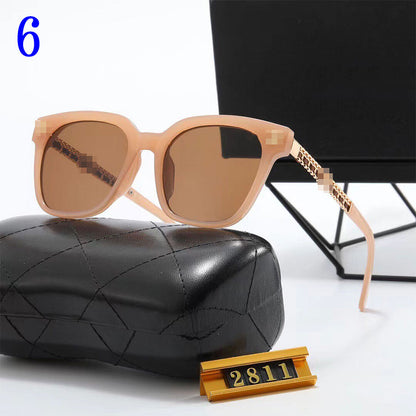 Insta Influencer Fashion Square Frame Plain Glasses Sunglasses Men Women Classic Travel Optical Glasses