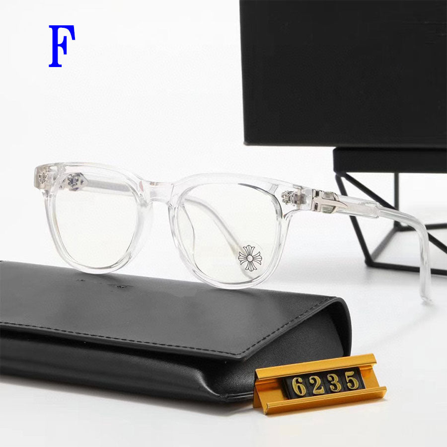 Fashion Square Frame Plain Glasses Sunglasses for men and women Classic Travel Optical Glasses