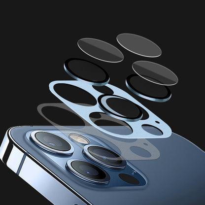 Black - Aluminum Alloy Camera Protective Film