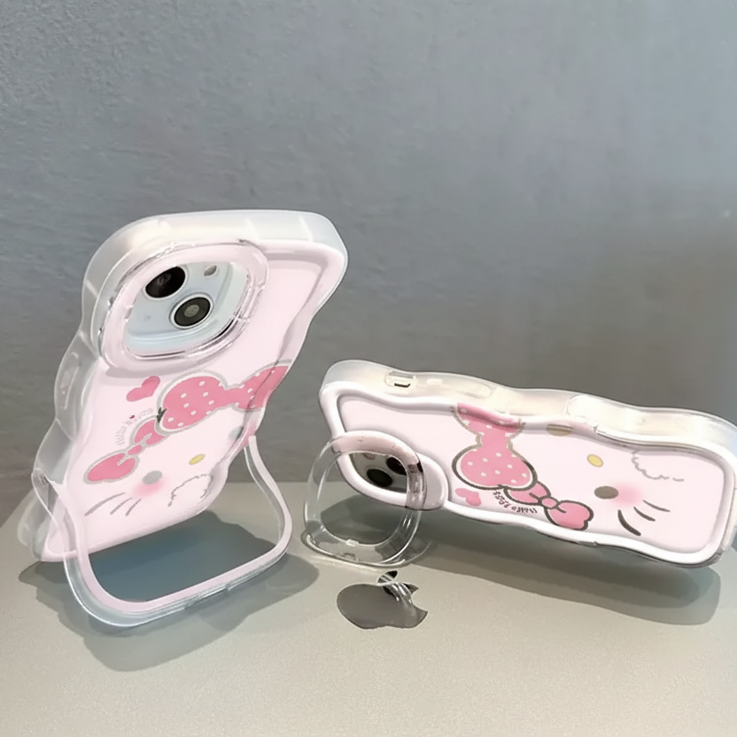 Pink heart Kitty phone case