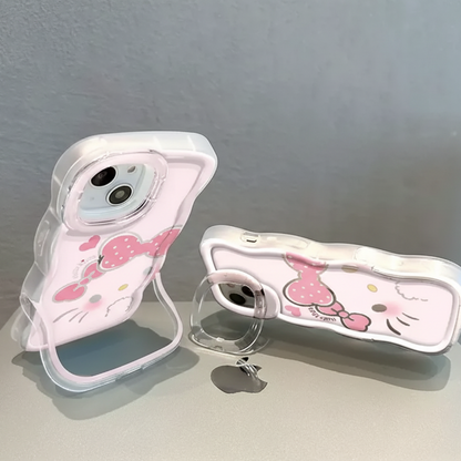 Pink heart Kitty phone case