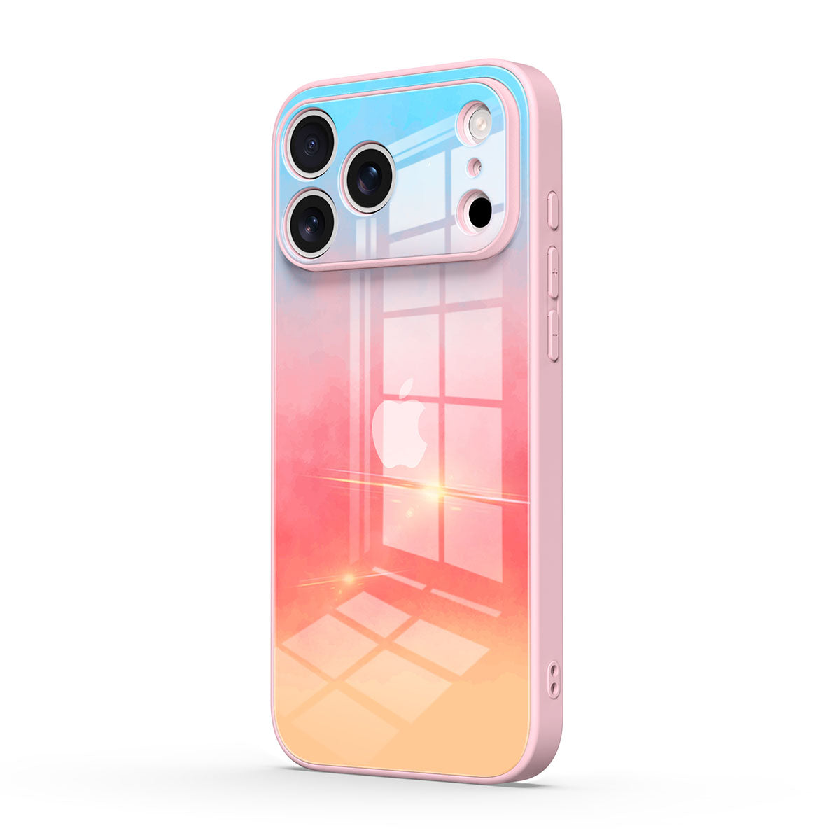 Coque pour iPhone à motif dégradé de nuages