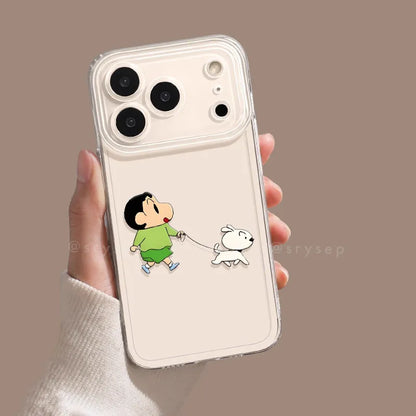 Cute Cartoon Clear Phone Case For iPhone