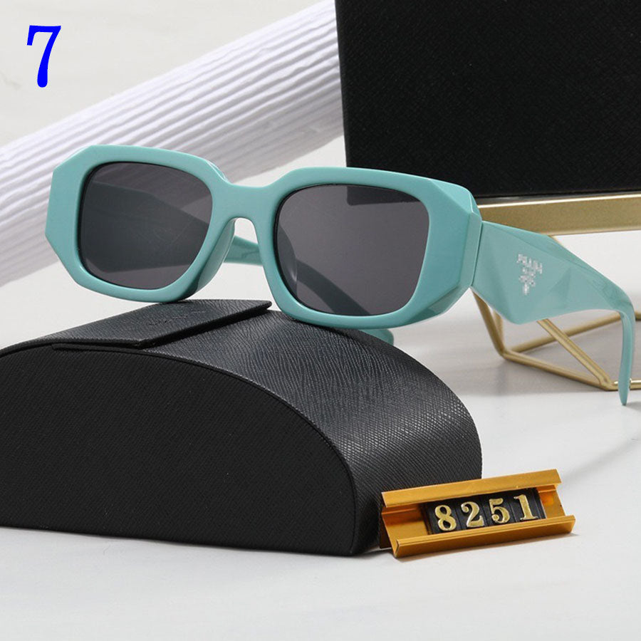 Insta Influencer Fashion Square Frame Plain Glasses Sunglasses Men Women Classic Travel Optical Glasses